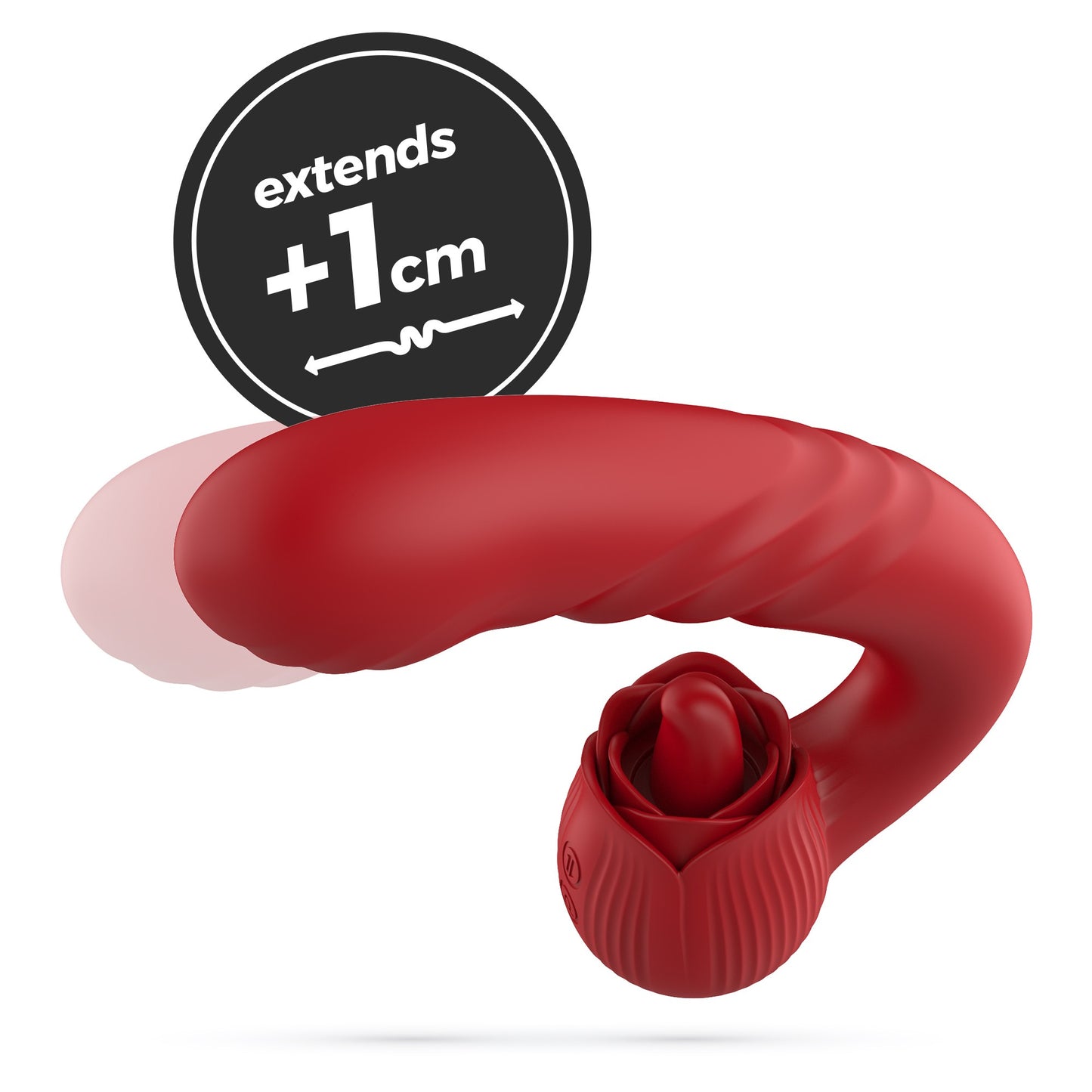 VIBRADOR EM ROSA COM IMPULSO OSIRIA CRUSHIOUS