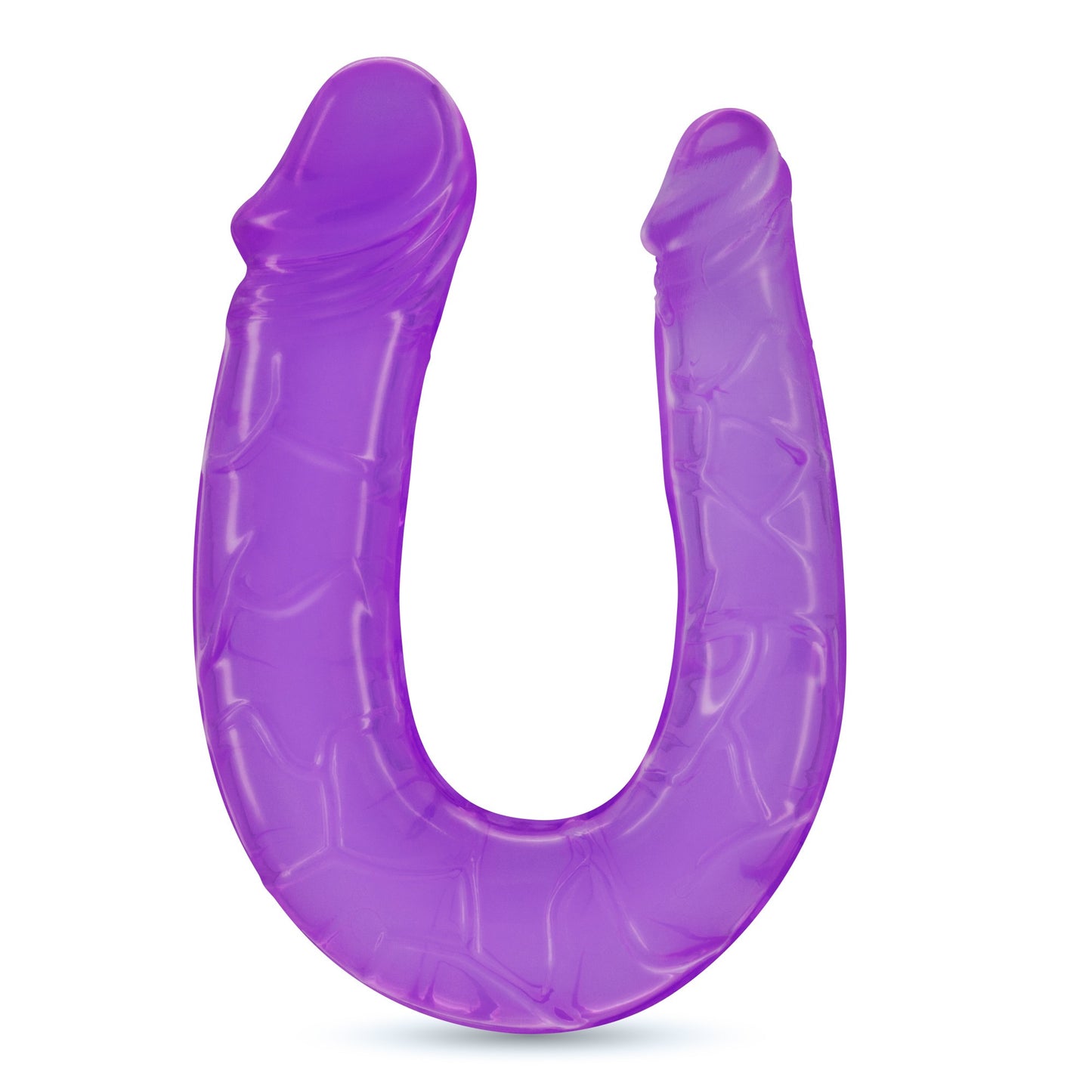 DEEP DIVER DILDO DUPLO COM LUBRIFICANTE ANAL 50ML CRUSHIOUS ROXO