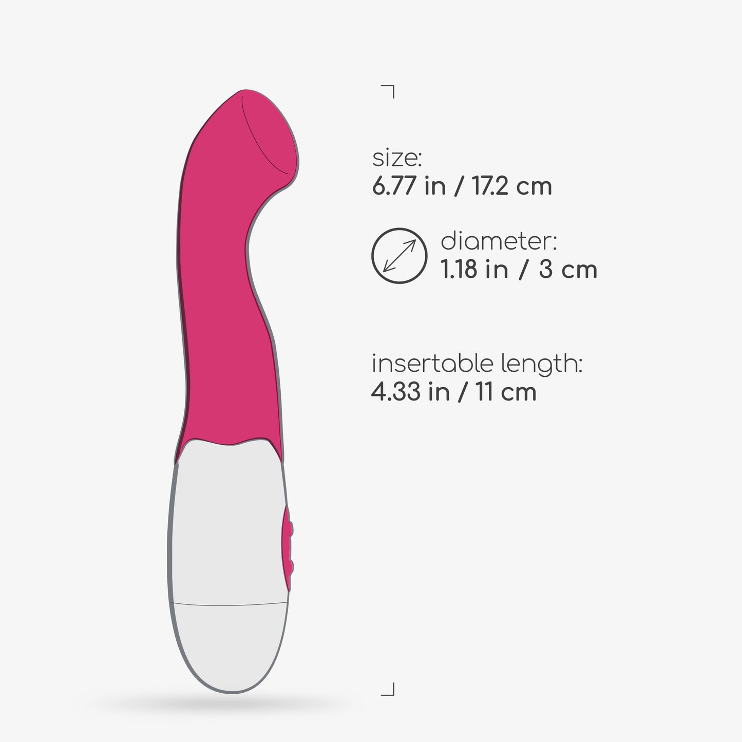 VIBRADOR TROLLIE COM LUBRIFICANTE À BASE DE ÁGUA INCLUÍDO CRUSHIOUS