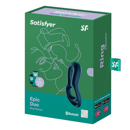 Anel vibratório epic duo com app satisfyer