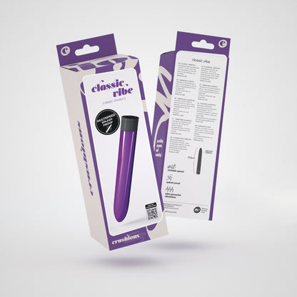 VIBRADOR CLASSIC VIBE CRUSHIOUS ROXO