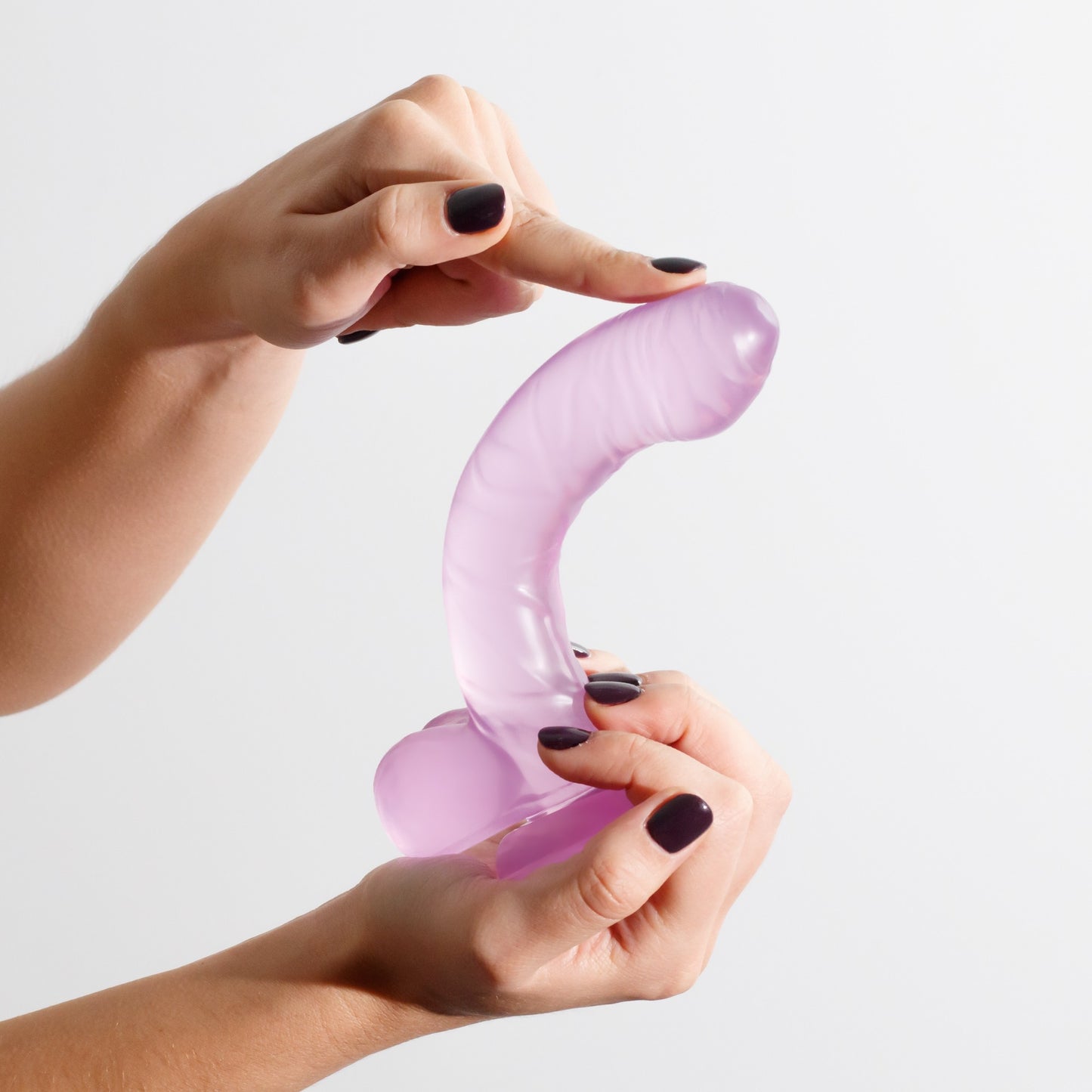 HUDINI DILDO ANAL JELLY ROXO CRUSHIOUS