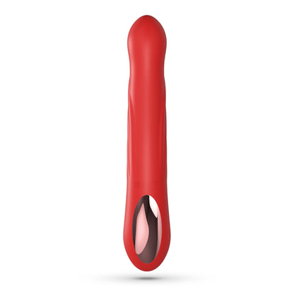 LAPIN VIBRADOR RECARREGÁVEL RABBIT COM IMPULSO VERMELHO CRUSHIOUS