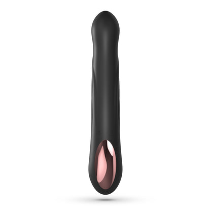 LAPIN VIBRADOR RECARREGÁVEL RABBIT COM IMPULSO PRETO CRUSHIOUS