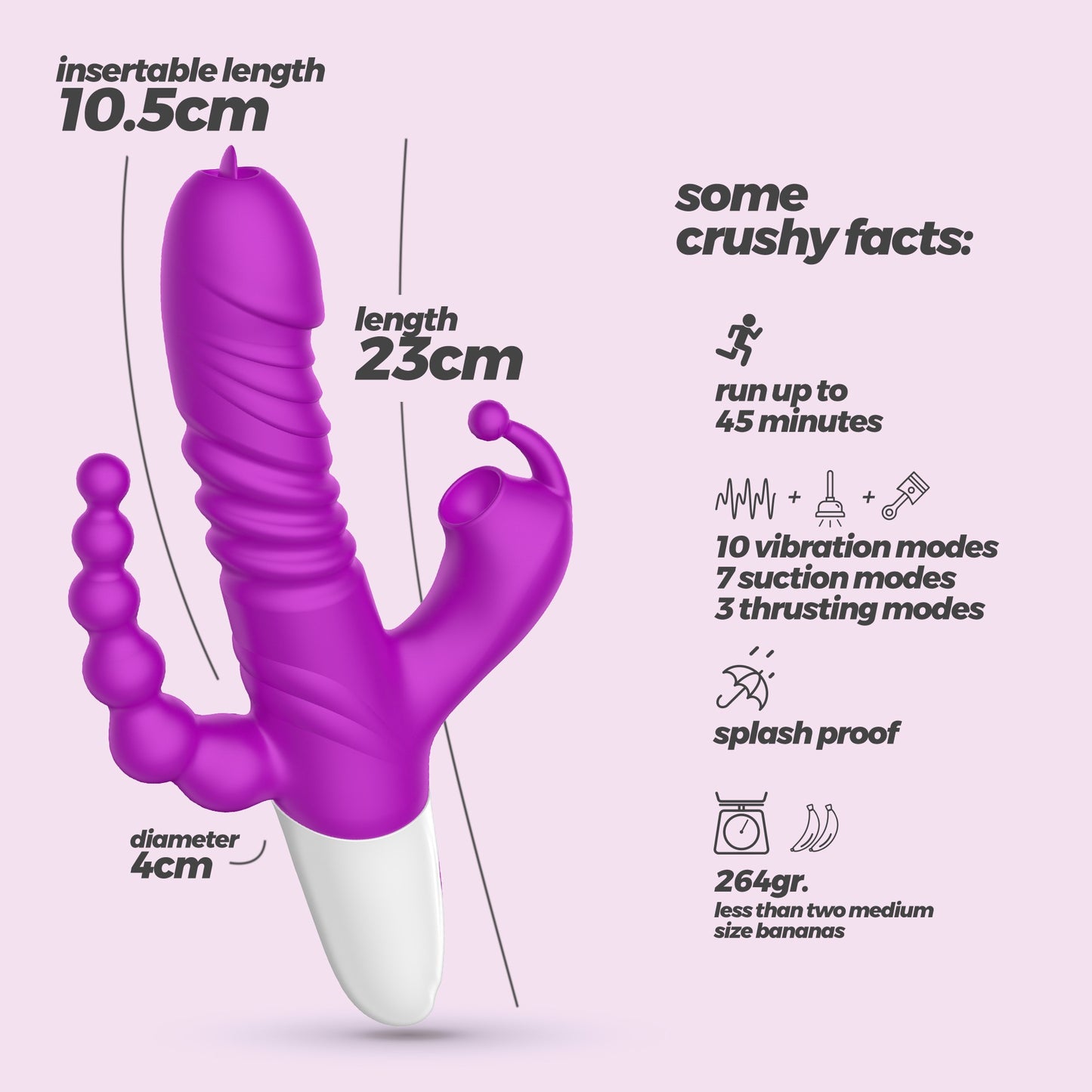 VIBRADOR TUDO EM UM WRANGLER CRUSHIOUS