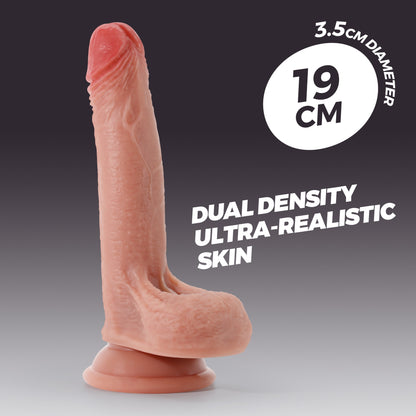 DILDO DE SILICONE LÍQUIDO INVIKTUS 7 CRUSHIOUS PELE