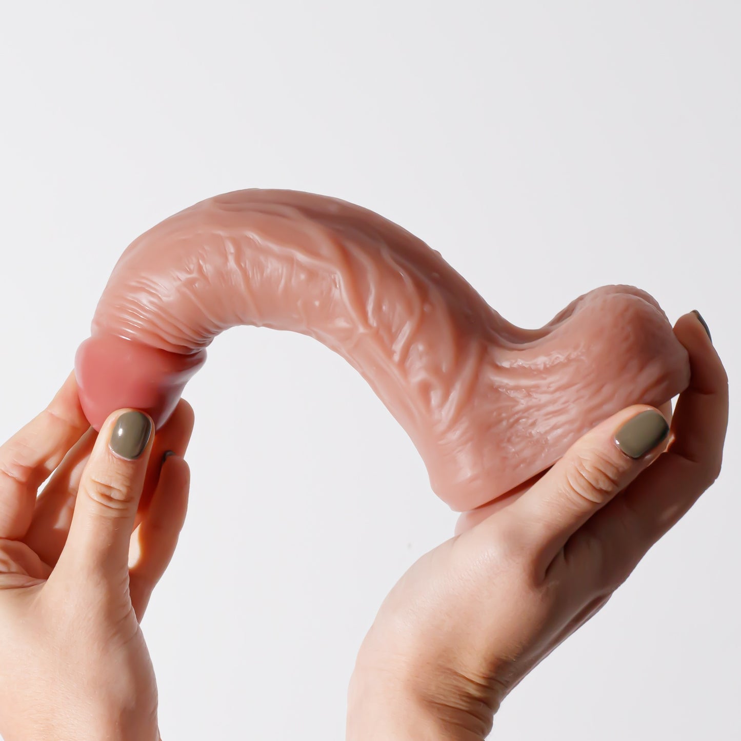 DILDO DE SILICONE LÍQUIDO INVIKTUS 8,5 CRUSHIOUS PELE