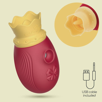 ESTIMULADOR CLITORIANO MONARCH CRUSHIOUS VERMELHO